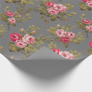 Papier Cadeau Élégant Arrière - plan rose-rose Vintage