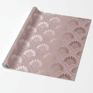 Papier Cadeau Elégant art déco motif de treillis or