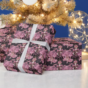 Papier Cadeau Élégant ballet de craquelins, Clara