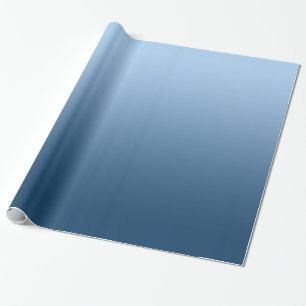 Papier Cadeau Élégant bleu dégradé