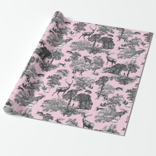 Papier Cadeau Elégant chevreuil Vintage Fox Hare Country Toile r