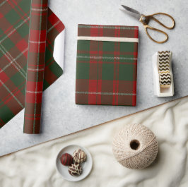 Papier Cadeau Elegant Christmas Plaid