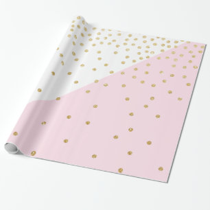 Papier Cadeau Élégant confetti moderne de parties scintillant en
