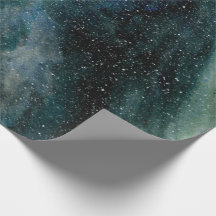 Elégant Cosmos Galaxy Aquarelle Art fin