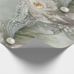 Papier Cadeau Élégant flèches bleues, grises et prunes