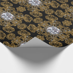 Papier Cadeau Élégant foulard de neige magique 30" x 6"