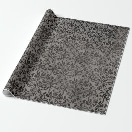 Papier Cadeau Élégant gris victorien