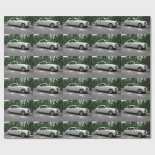 Papier Cadeau Elégant Jaguar blanc MK IX