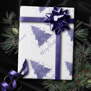 Papier Cadeau Elegant Merry Christmas   Charming Lavender Purple