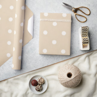 Papier Cadeau Élégant Minimaliste Neutre