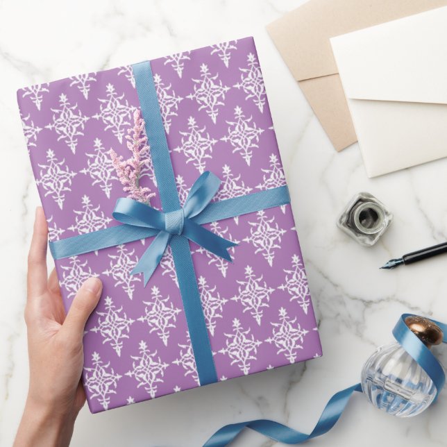 Papier Cadeau Élégant motif Damas N'importe quelle occasion papi (Cadeaux)