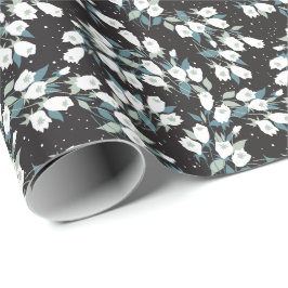 Papier Cadeau Élégant Motif de fleur de tulipe Arrière - plan no