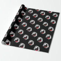 Élégant Motif de tête de cheval