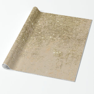 Papier Cadeau Élégant motif en marbre d'ivoire à parties scin