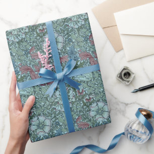 Papier Cadeau Élégant motif floral Vintage John Henry Dearle