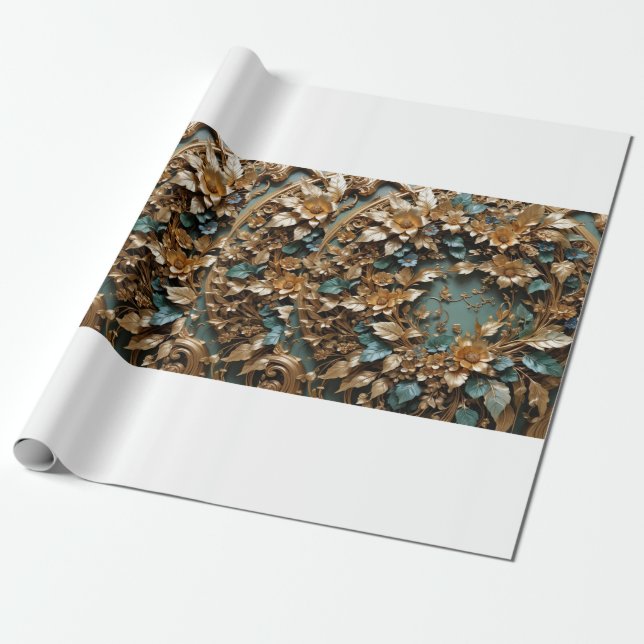 Papier Cadeau Élégant papier d'enveloppement de matte pour chaqu (Déroulé)