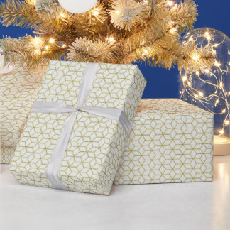 Papier Cadeau Élégant papier d'enveloppement de Noël Or
