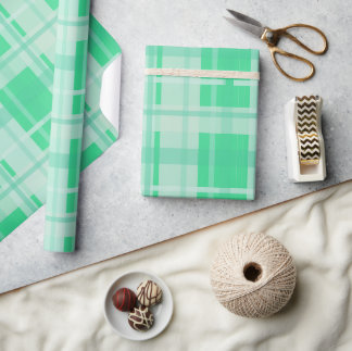 Papier Cadeau Élégant papier d'enveloppement vert