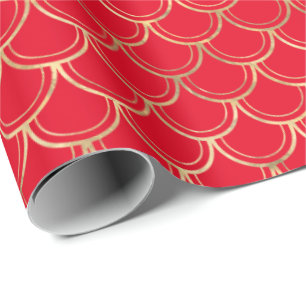 Papier Cadeau Élégant papier Motif d'enrobage  de St Jacques Rou