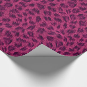 Papier Cadeau Élégant Poster de animal de Cheetah rose