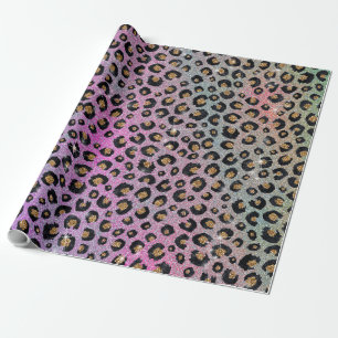 Papier Cadeau Elégant rose Bleu Parties scintillant or noir Emp