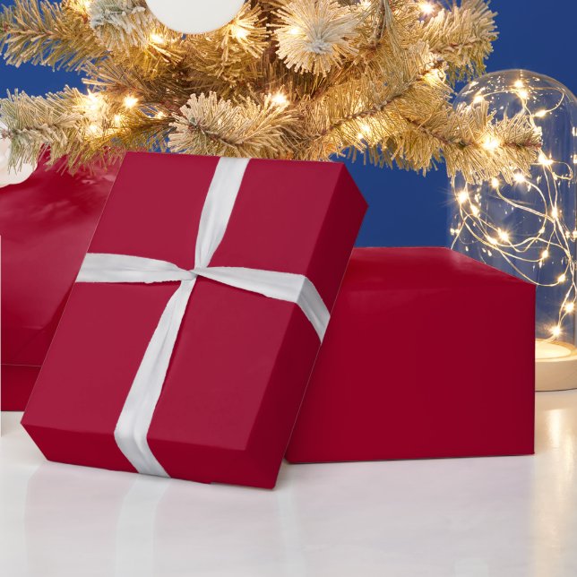 Papier Cadeau Élégant rouge (Vacances)