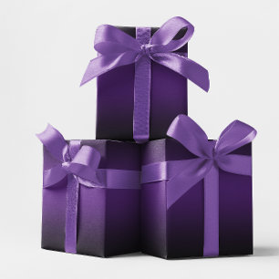 Papier Cadeau Elégant Royal violet et noir Ombre