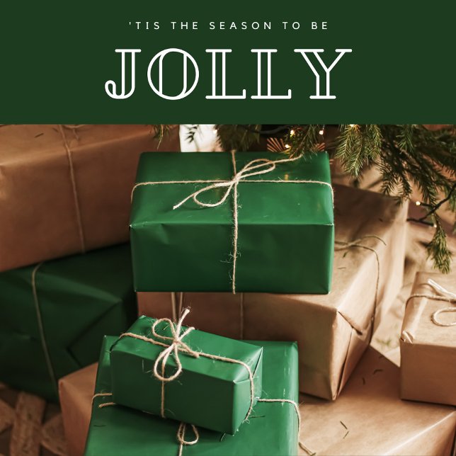 Papier Cadeau Elégant vert olive foncé Solid Noël (Happy holidays and merry Christmas. Olive green trendy gift wrapping paper. Mix and match )