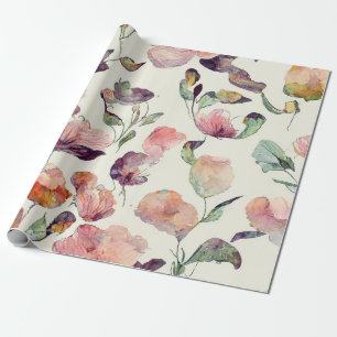 Papier Cadeau Elégante couleur rose pastel Mariage & nuptiale
