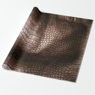 Papier Cadeau Elégante texture en cuir du soir.