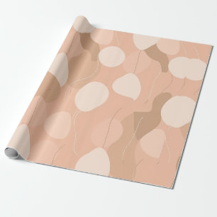 Papier Cadeau Élégants neutres : Abstrait Motif de ballon
