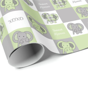 Papier Cadeau Éléphant