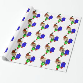 Papier Cadeau Elf et cadeau