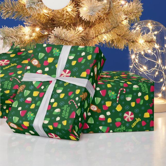 Papier Cadeau Elf le Motif Candy de cinéma (Vacances)