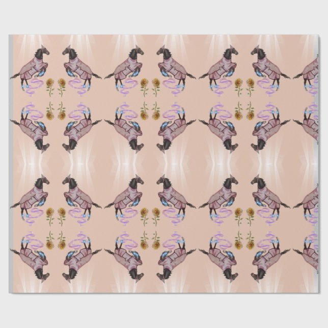 Papier Cadeau elle s'amuse trop ! (Plat)