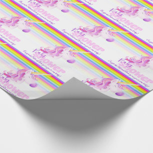 Papier Cadeau Emballage de baby shower personnalisé par