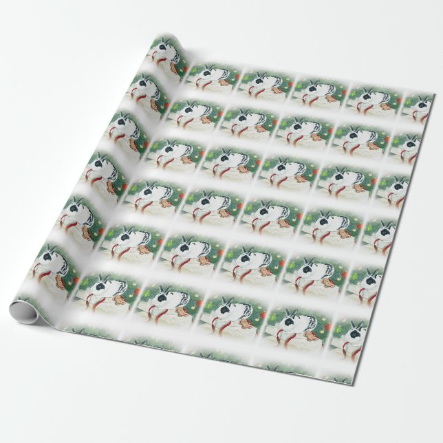 Papier Cadeau Emballages Marlon enveloppant du papier (Déroulé)