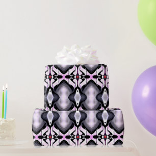 Papier Cadeau Embrassé par le vampire - Gothique Abstrait AI Art