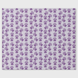 Papier Cadeau Empreintes violettes