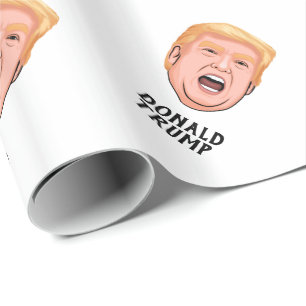 PAPIER CADEAU EN COLÈRE DONALD TRUMP PERSONNALISÉ