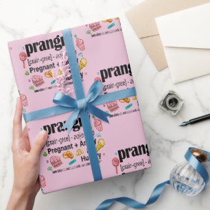 Papier Cadeau Enceinte + en colère et affamée = en colère