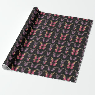 Papier Cadeau Enchanter le Motif papillon
