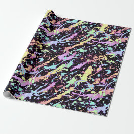 Papier Cadeau encre arc-en-ciel extrême :