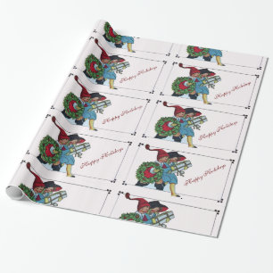 PAPIER CADEAU ENFANTS AVEC CADEAUX DE NOËL