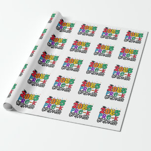 Papier Cadeau Enfants pré-K Grad 2025 Préscolaire Graduation
