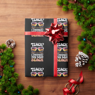 Papier Cadeau Enseigner Je pensais que vous aviez dit Professeur
