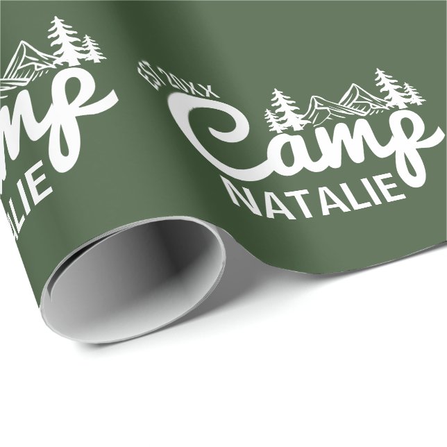 Papier Cadeau Enterrement de vie de jeune fille personnalisé au  (Coin rond)
