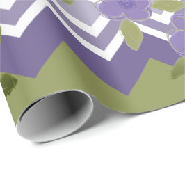 Papier Cadeau Enveloppe cadeau à motifs floraux et modernes