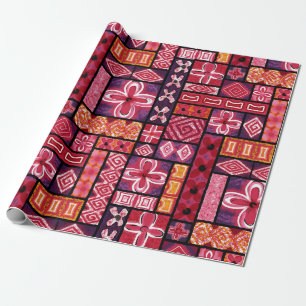 Papier Cadeau  Enveloppe Cadeau Aloha   Pua Punch