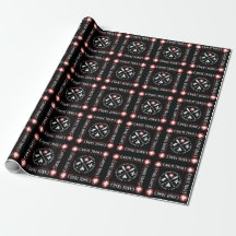Enveloppe cadeau avec les pistes de canot Feuille 